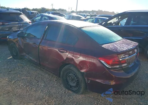 2015 Honda Civic Lx из США, поврежденный, VIN 19XFB2F58FE200045